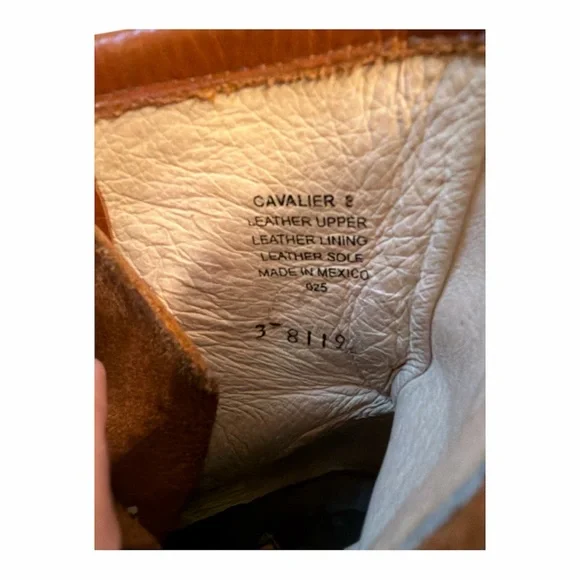 FREEBIRD CAVALIER Women's Tan Leather ankle boots size 8 - Picture 7 of 7